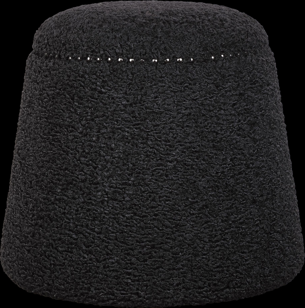 Chaselton Black Ottoman - Thumbnail - Image 1