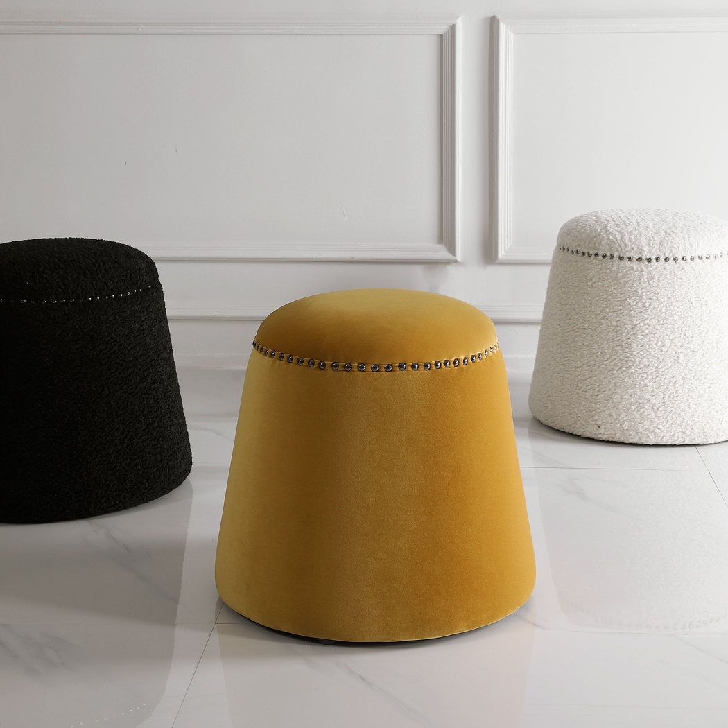 Chaselton Yellow Ottoman - Thumbnail - Image 3
