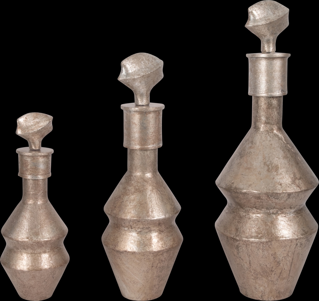 Chasesouth Bronze Bottle, Set of 3 - Thumbnail - Image 2