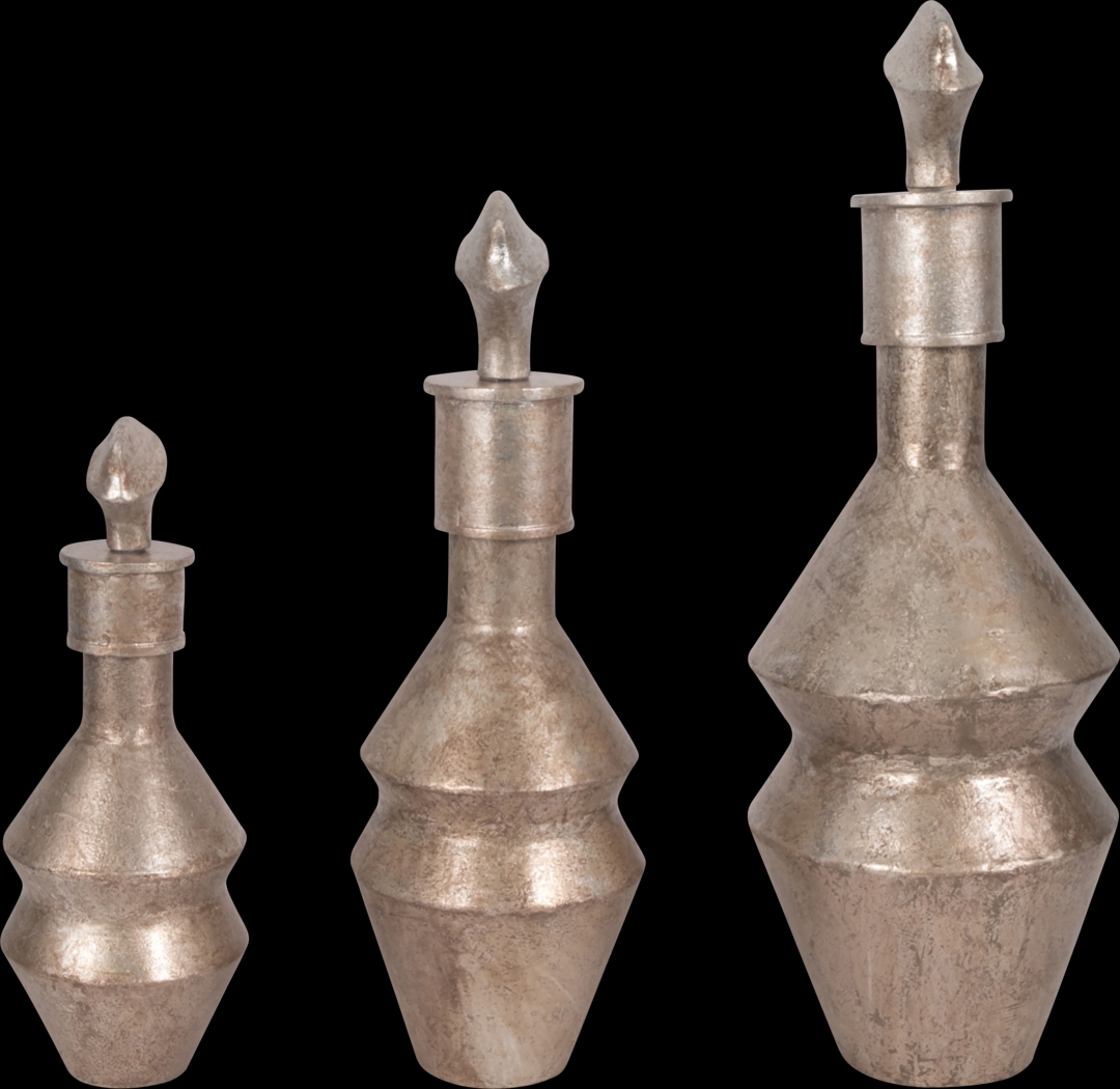 Chasesouth Bronze Bottle, Set of 3 - Thumbnail - Image 3