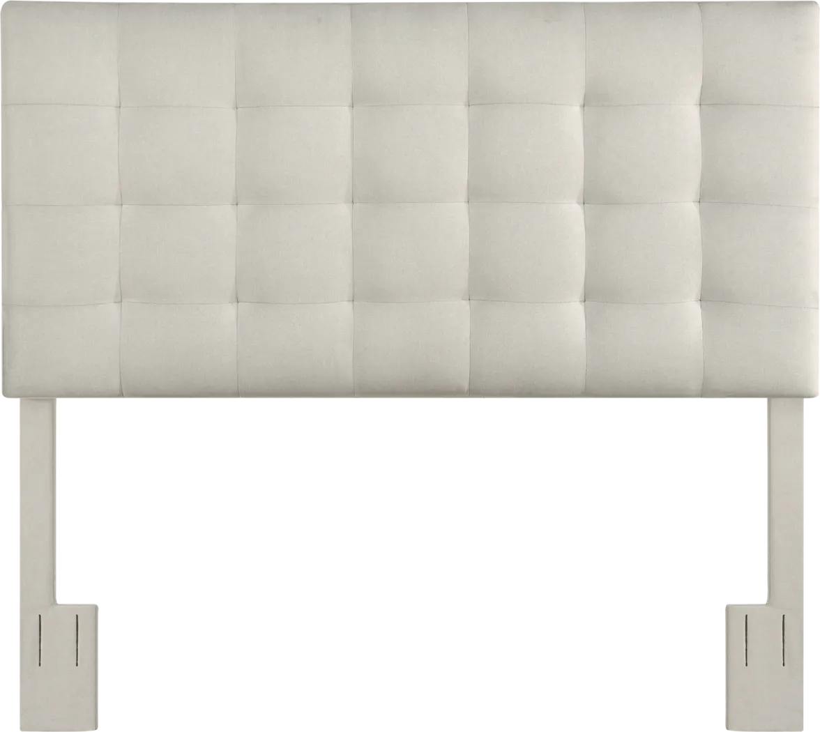 Chasey Light Gray King/California Headboard - Thumbnail - Image 1