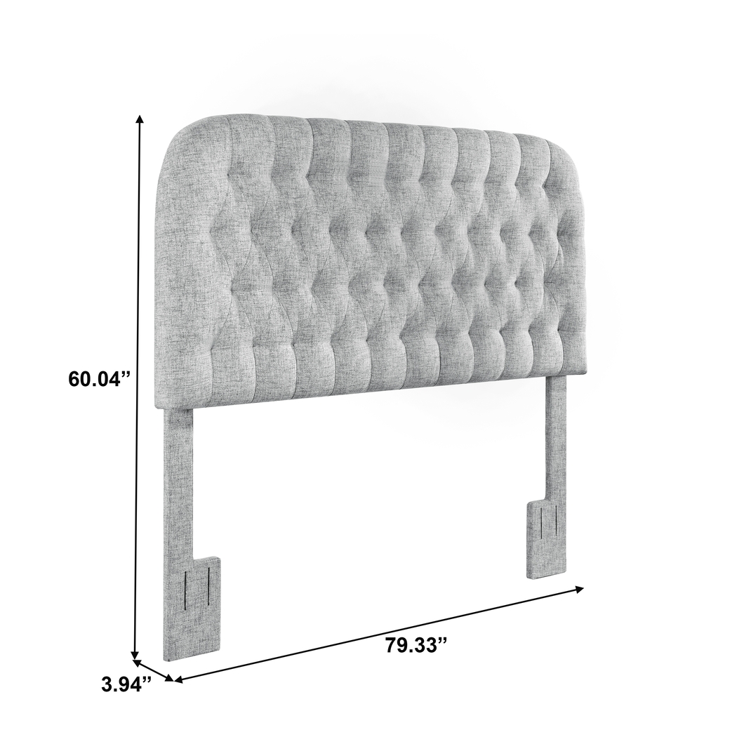 Chaseyn Gray King/California King Headboard - Thumbnail - Image 8