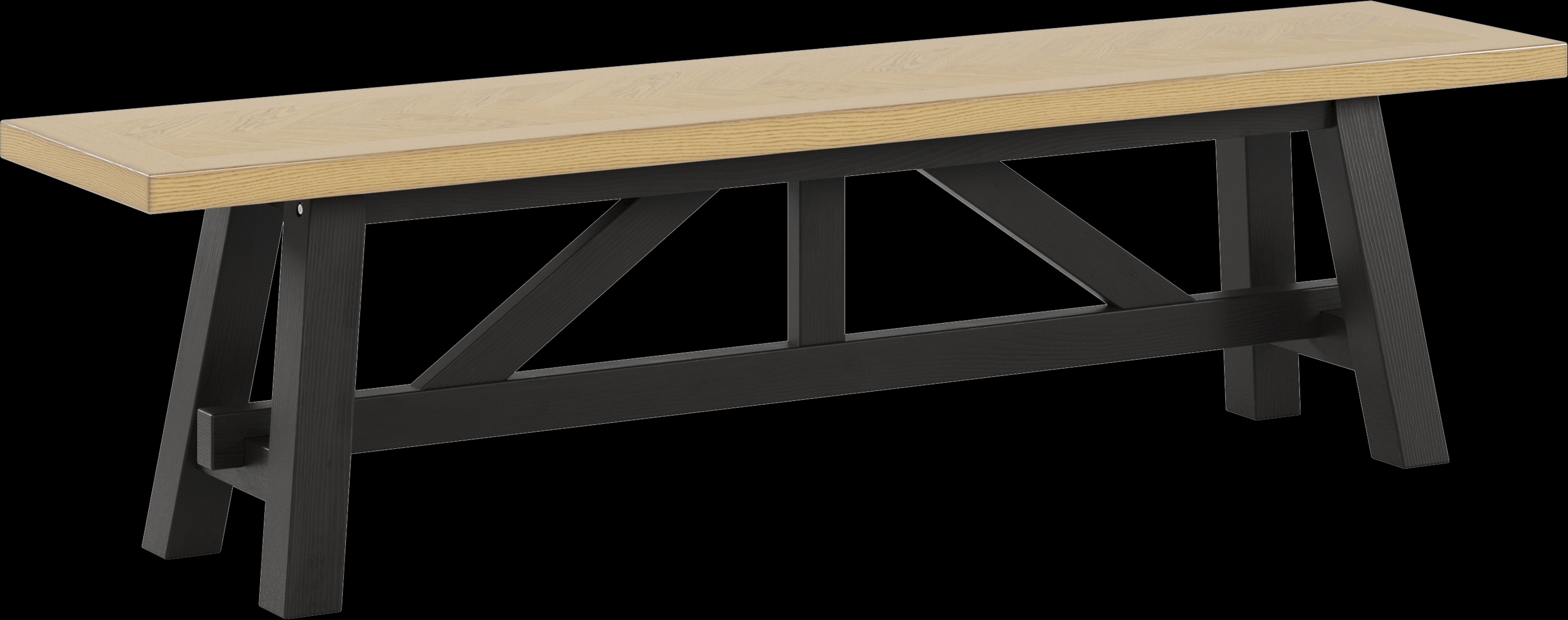 Chastain Park Black Bench - Thumbnail - Image 1