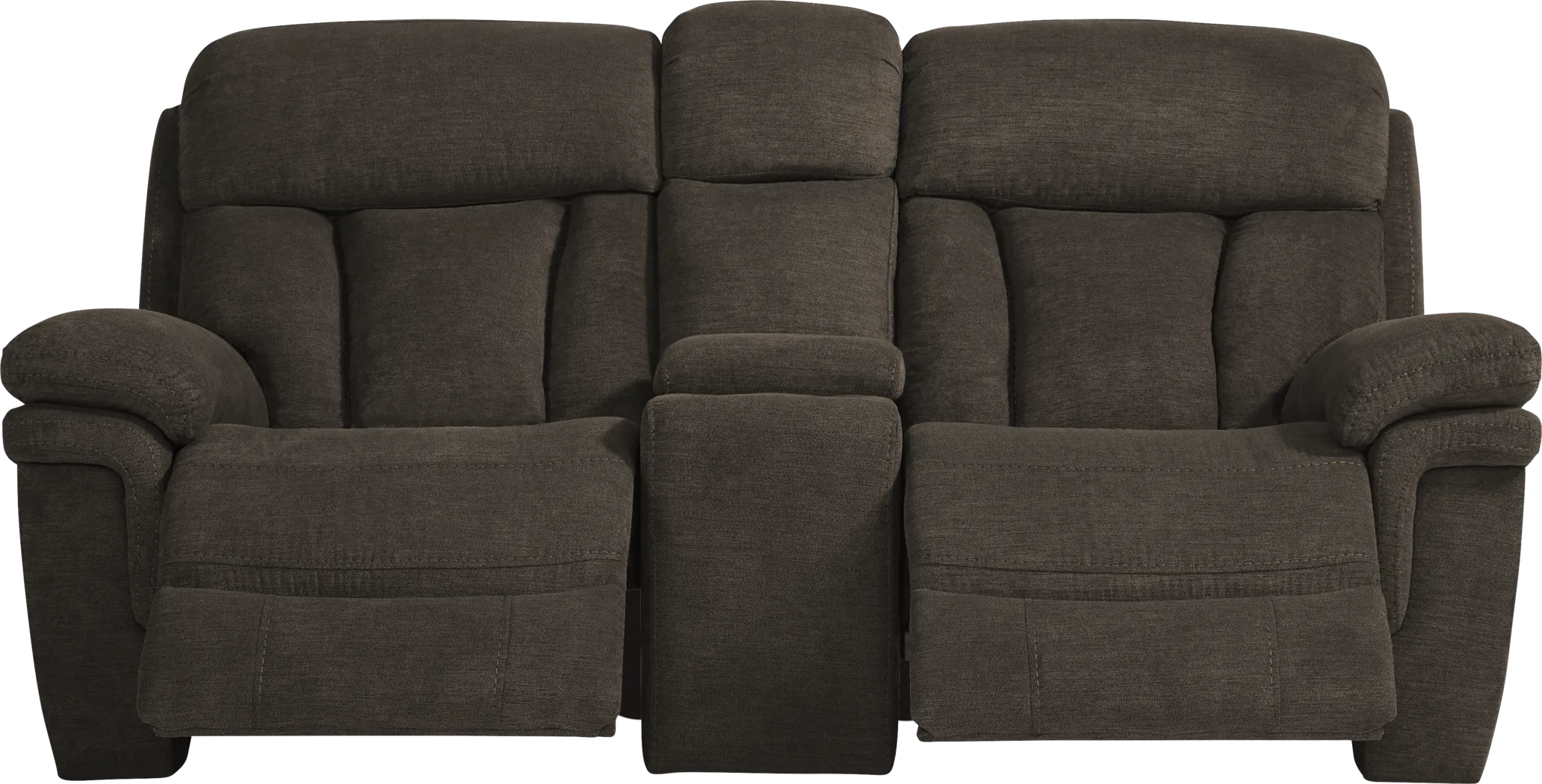 Chaston Brown Glider Console Loveseat - Thumbnail - Image 2