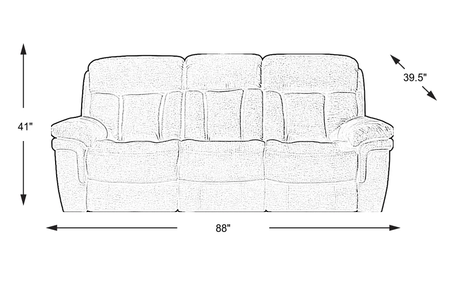 Dimension Image. Please refer to the Dimension Tab on this page for dimension details.