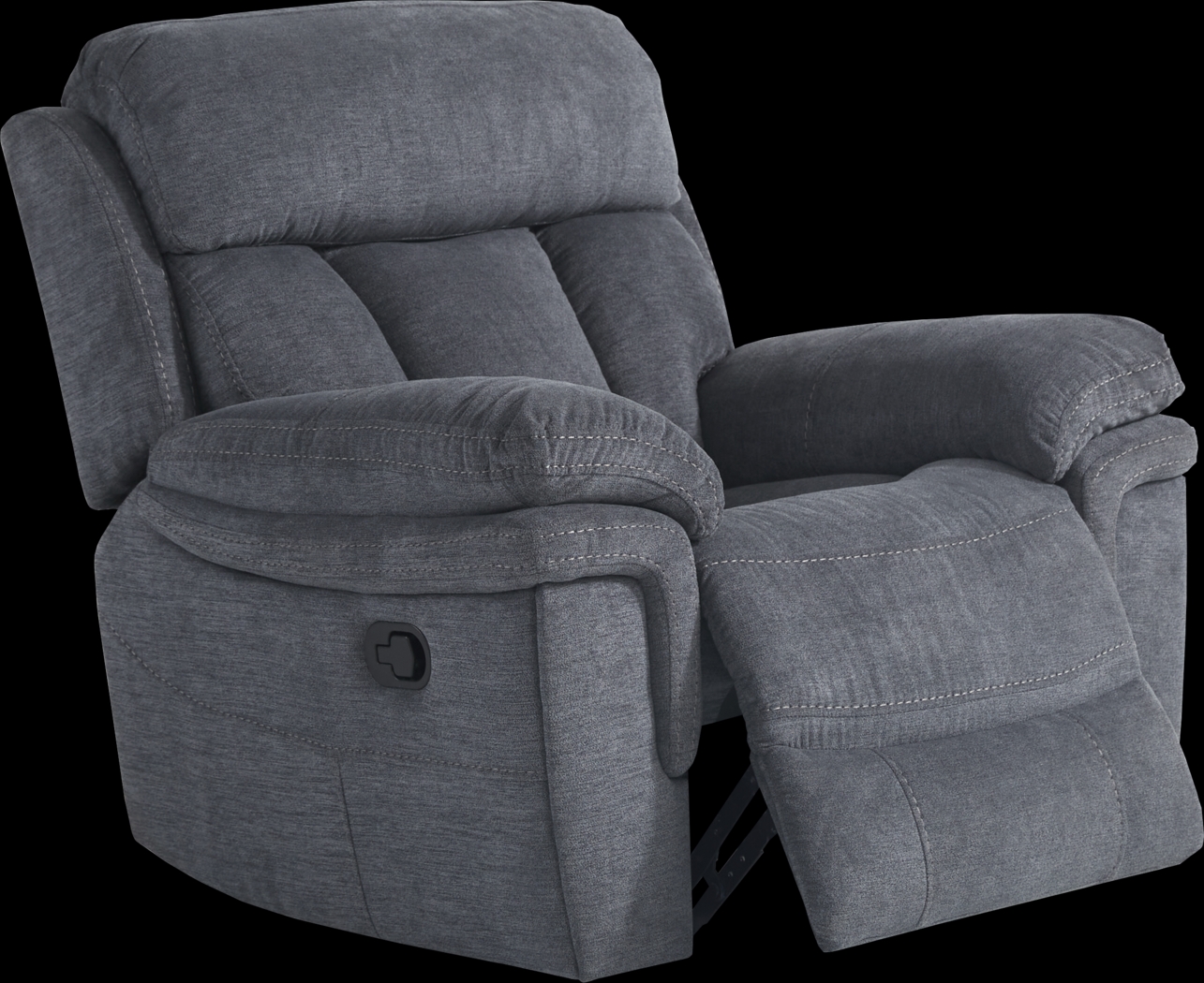 Chaston Gray Glider Recliner - Thumbnail - Image 2