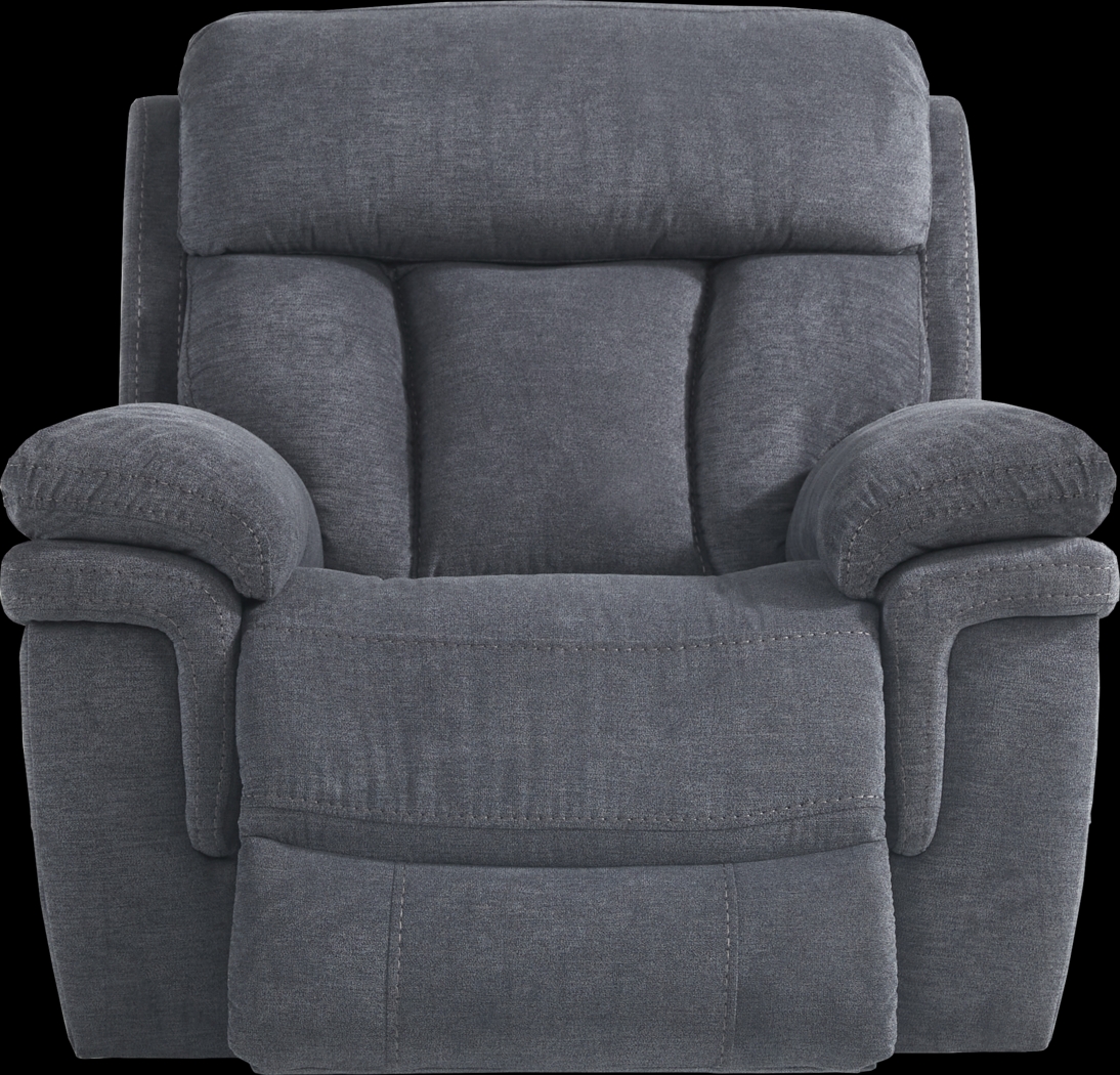 Chaston Gray Glider Recliner - Thumbnail - Image 4
