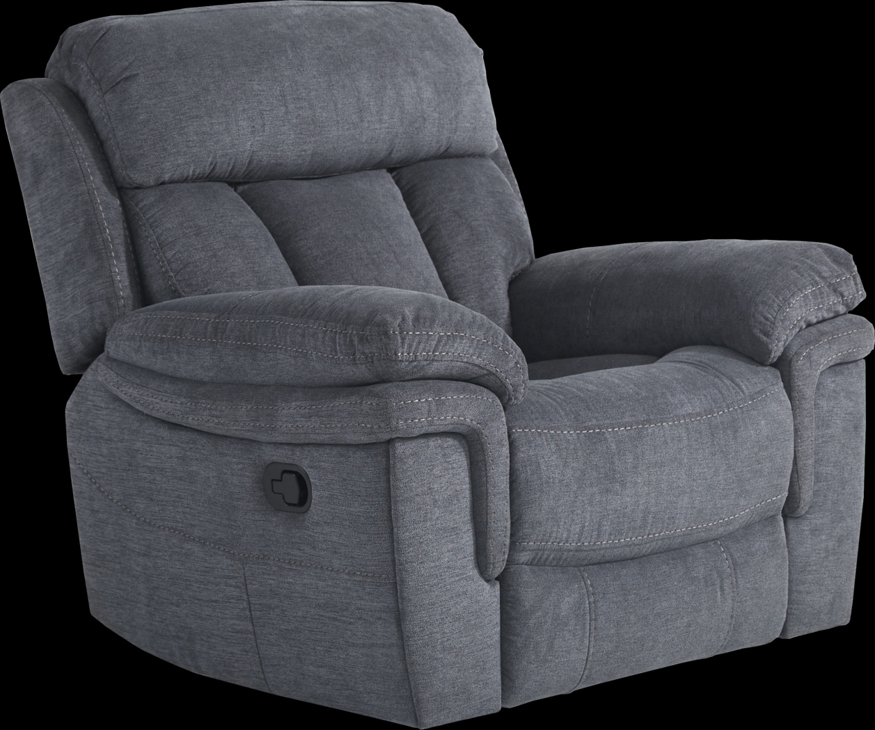 Chaston Gray Glider Recliner - Thumbnail - Image 1