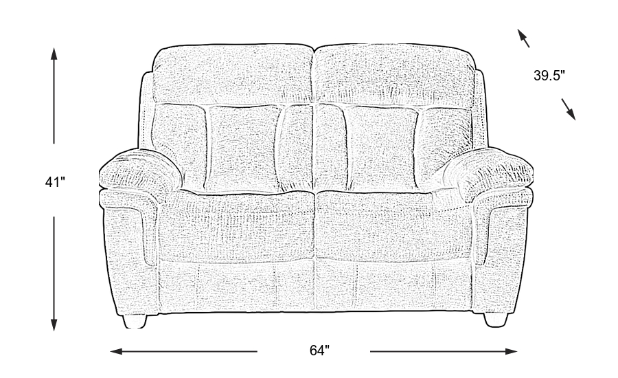 Dimension Image. Please refer to the Dimension Tab on this page for dimension details.