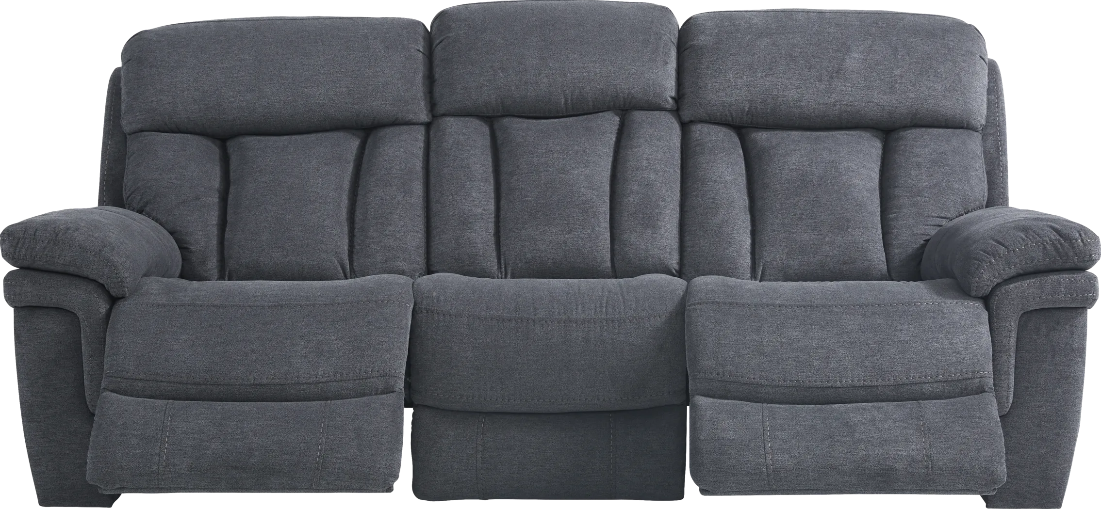 Chaston Gray 3 Pc Living Room with Reclining Sofa - Thumbnail - Image 3