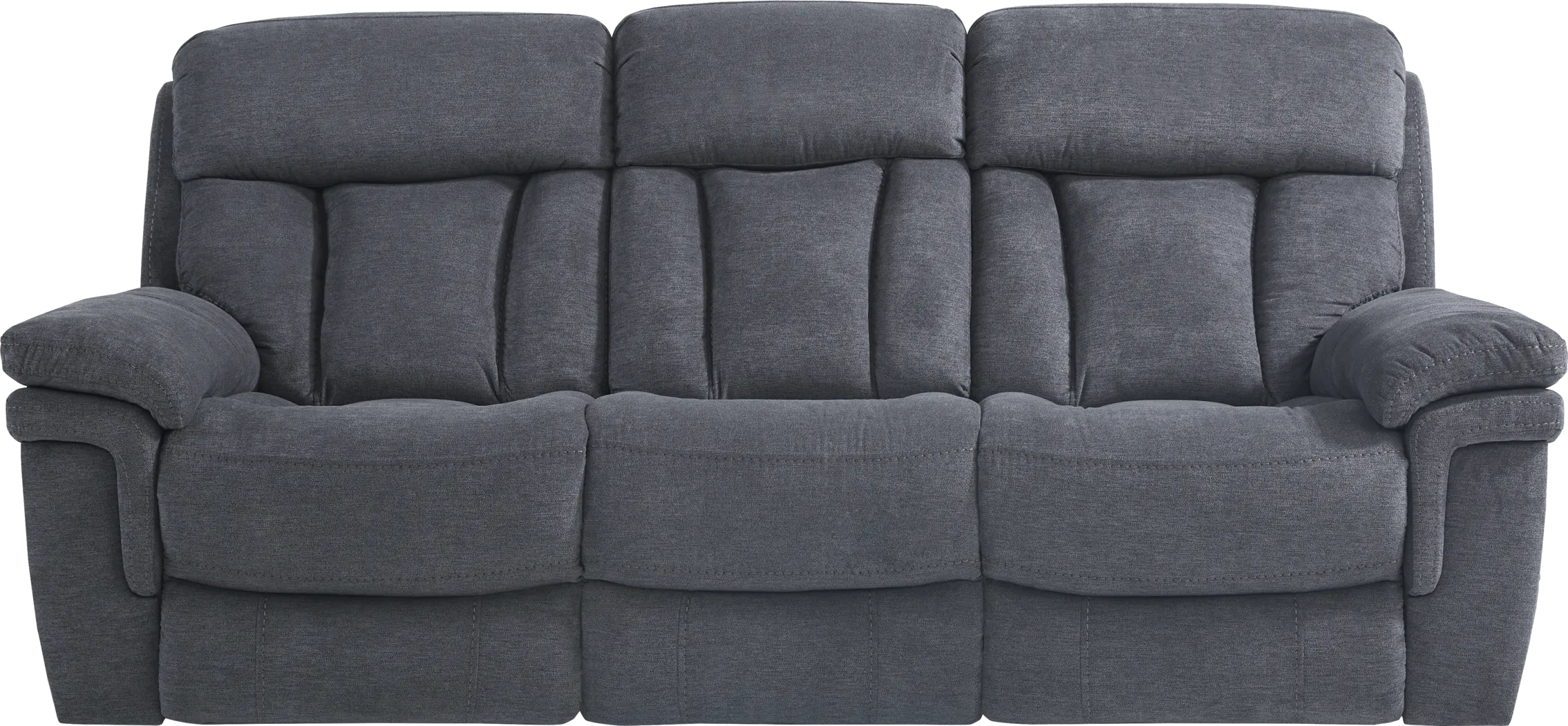 Chaston Gray 3 Pc Living Room with Reclining Sofa - Thumbnail - Image 2