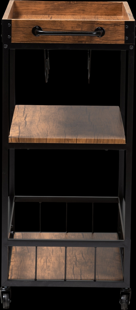 Chatawa Oak Bar Cart - Thumbnail - Image 4