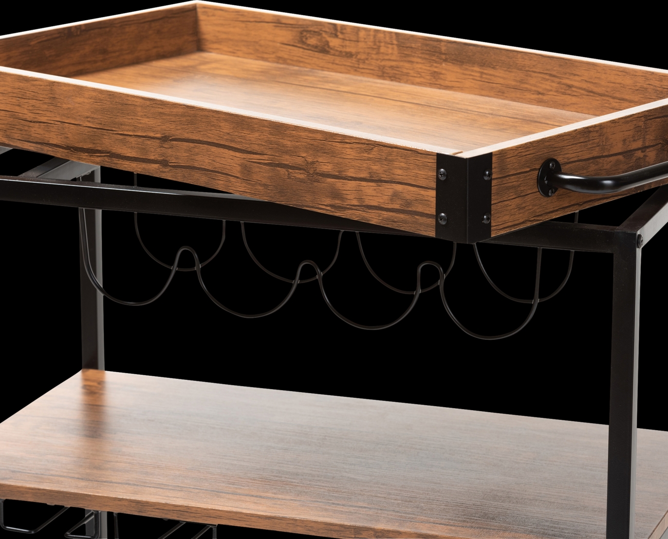 Chatawa Oak Bar Cart - Thumbnail - Image 6
