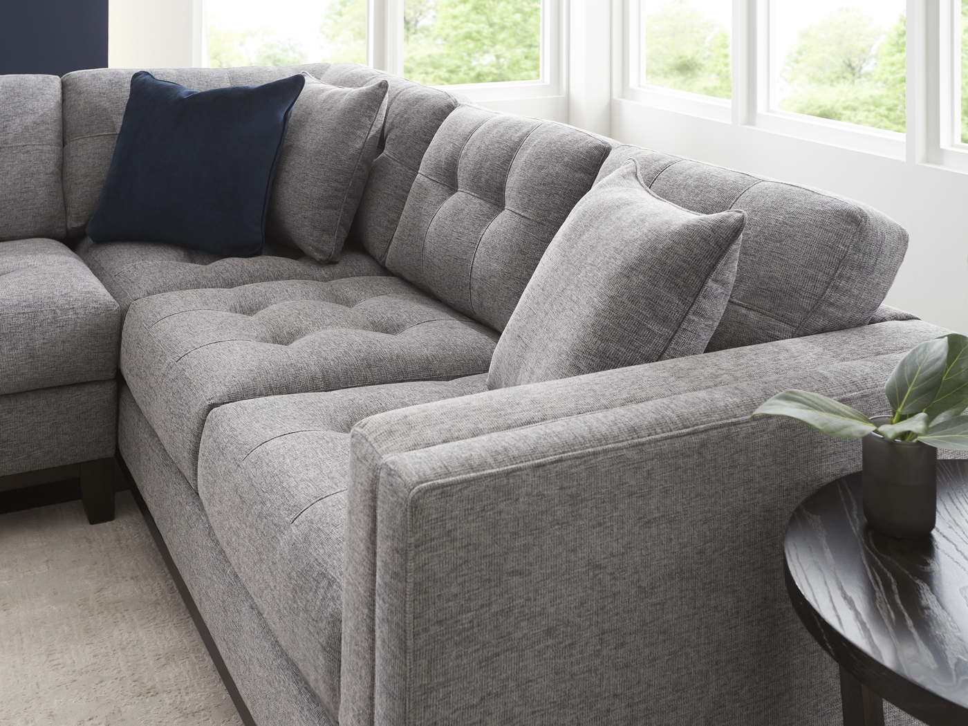 Chatham Gray 3 Pc Sectional - Thumbnail - Image 4