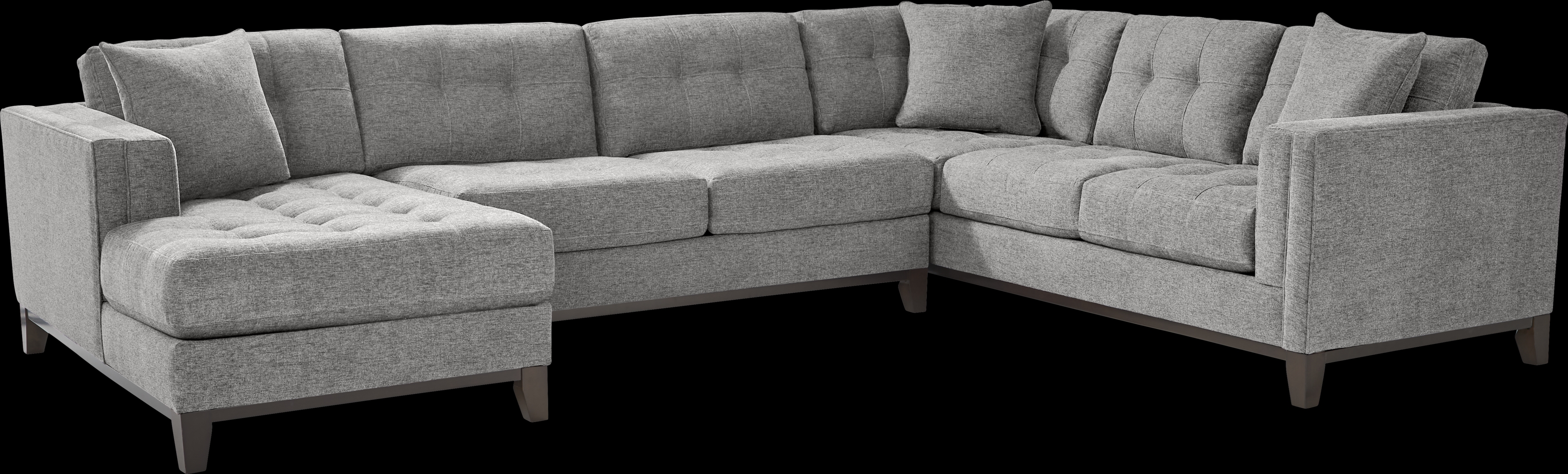 Chatham Gray 3 Pc Sectional - Thumbnail - Image 1