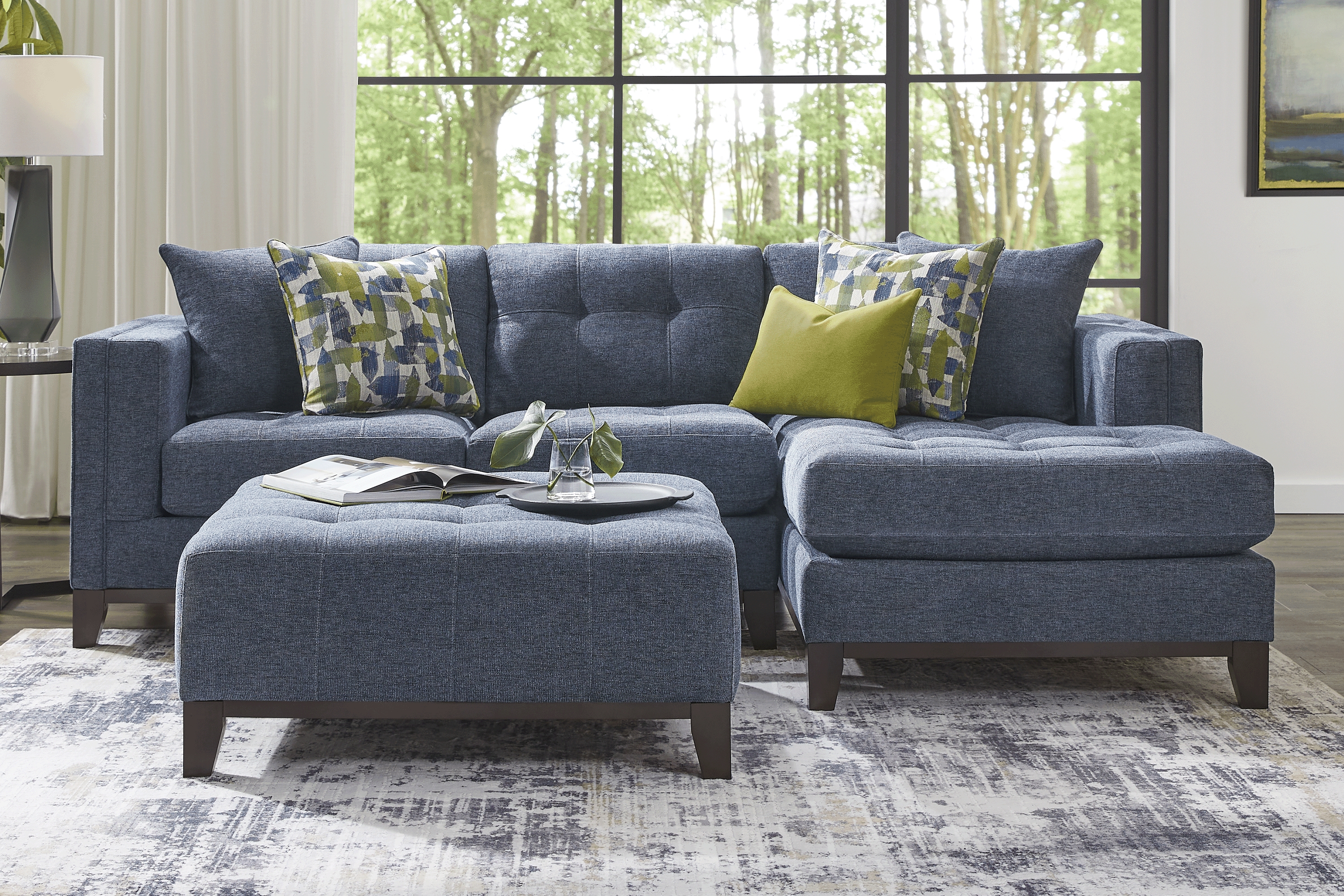 Chatham Navy 2 Pc Sectional - Thumbnail - Image 2