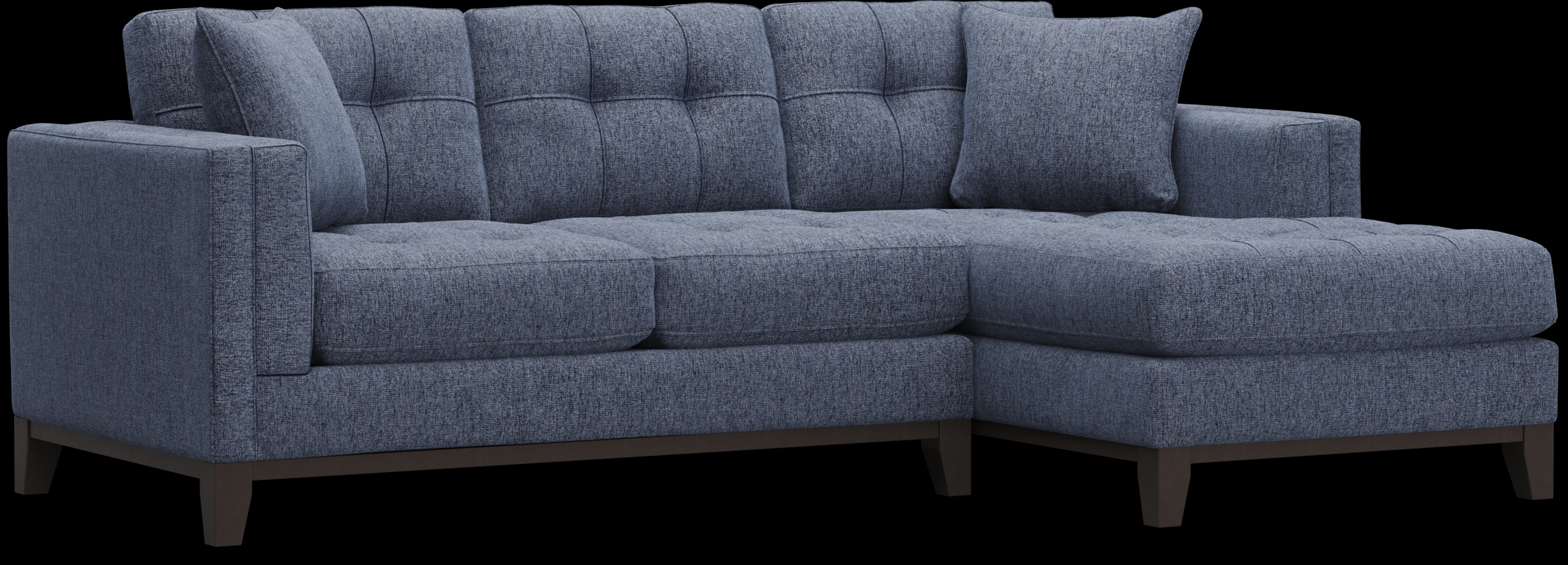 Chatham Navy 5 Pc Sectional Living Room - Thumbnail - Image 2