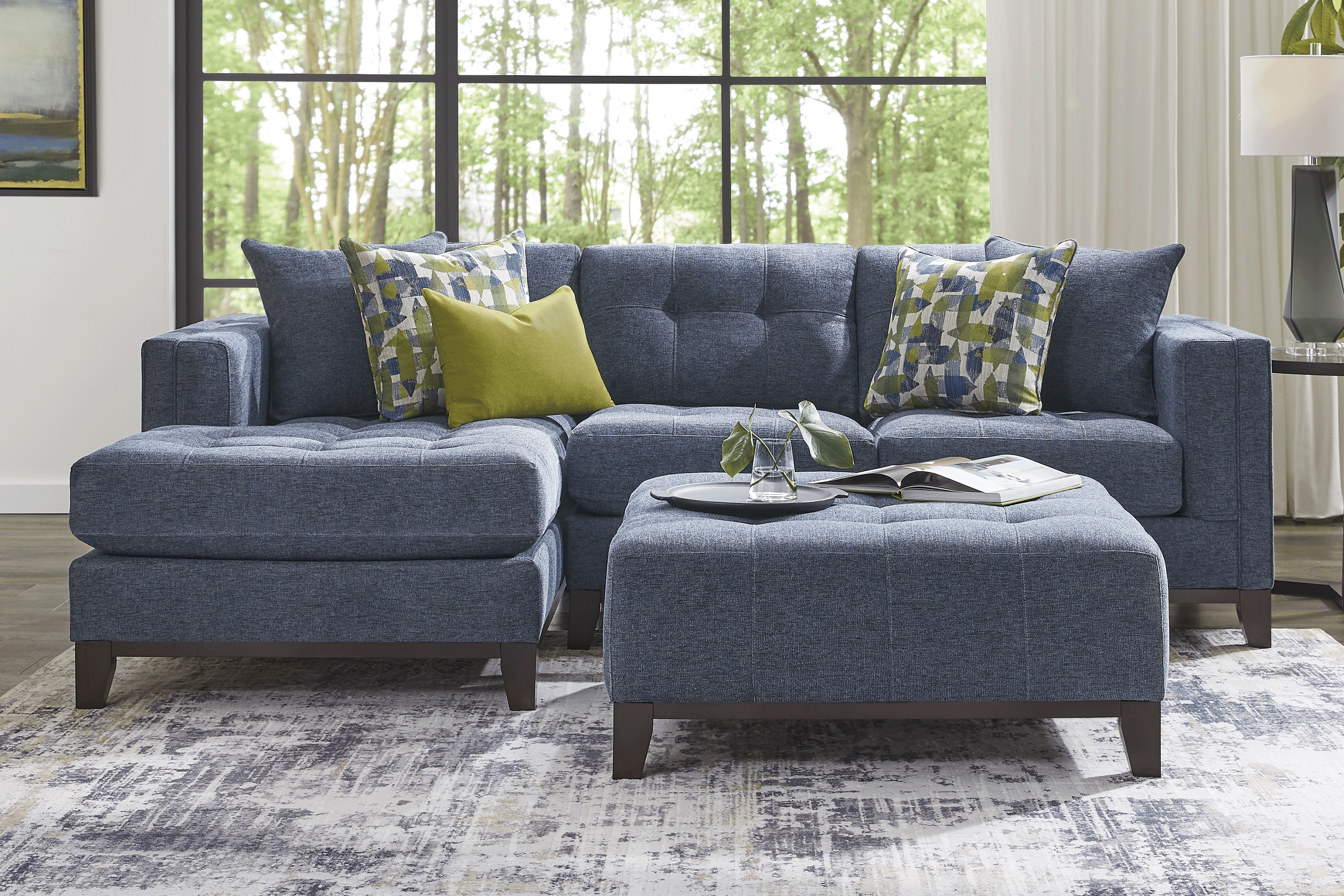 Chatham Navy 2 Pc Sectional - Thumbnail - Image 2