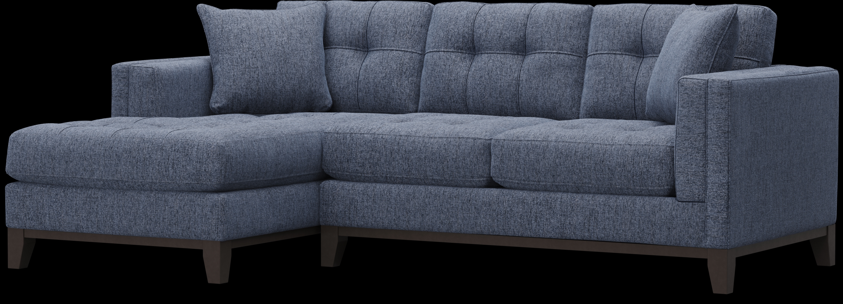 Chatham Navy 5 Pc Sectional Living Room - Thumbnail - Image 2