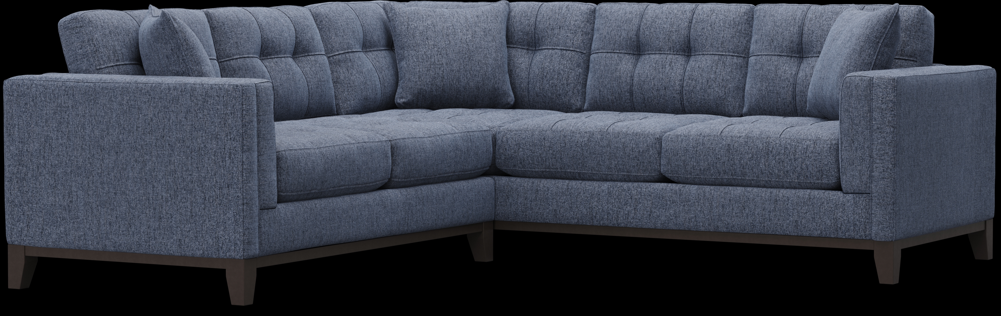Chatham Navy 5 Pc Sectional Living Room - Thumbnail - Image 2