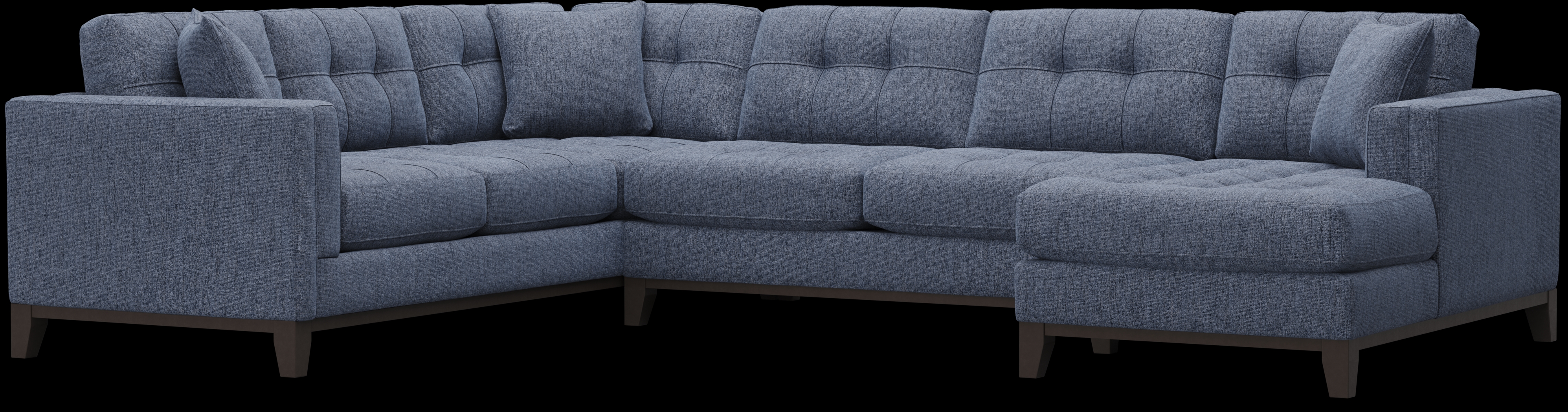 Chatham Navy 3 Pc Sectional - Thumbnail - Image 1