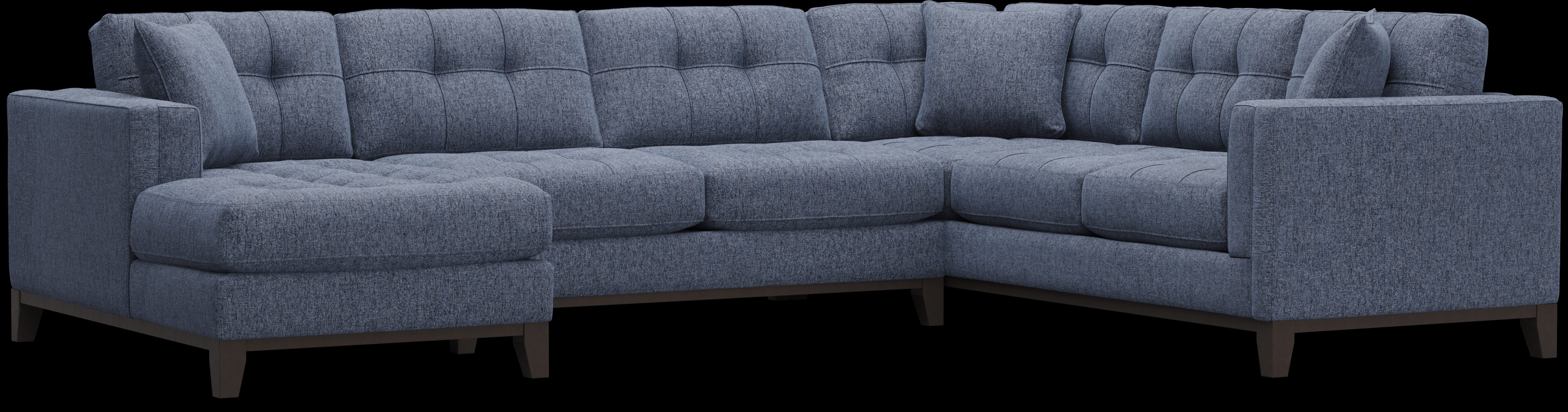 Chatham Navy 3 Pc Sectional - Thumbnail - Image 1