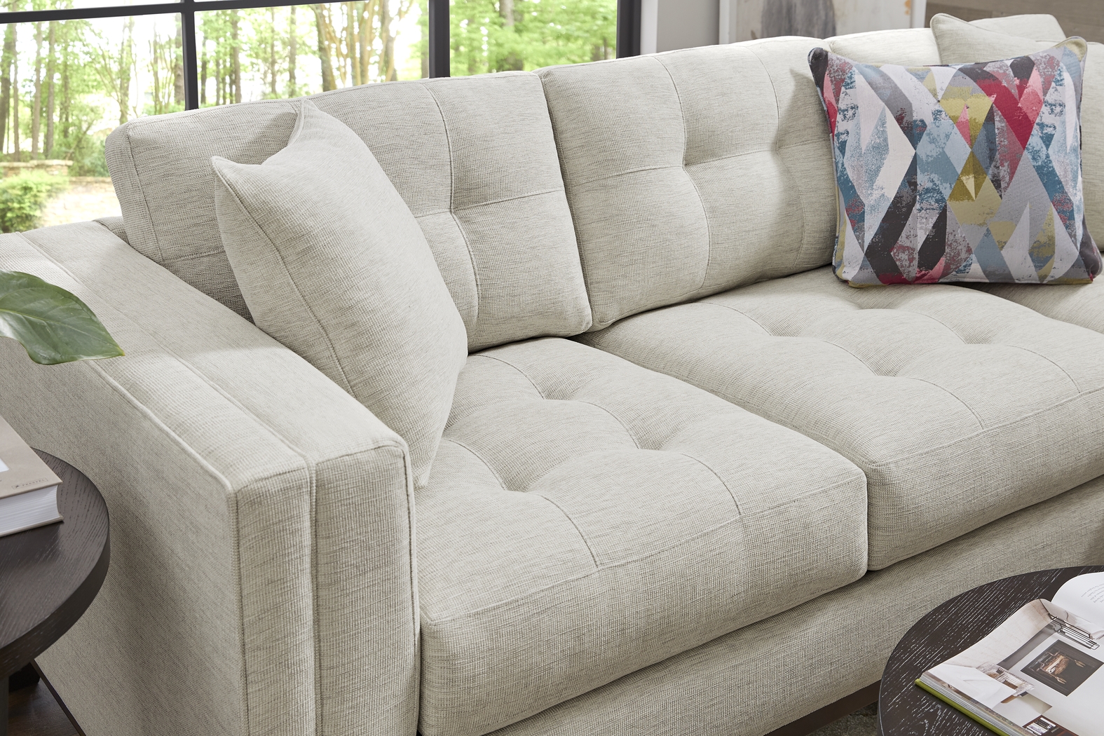 Chatham Oyster 5 Pc Sectional Living Room - Thumbnail - Image 3