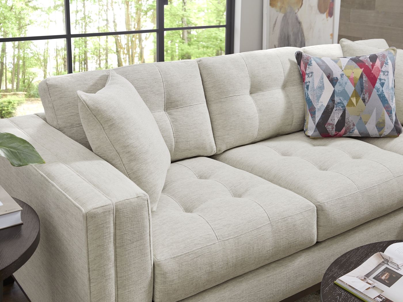 Chatham Oyster 5 Pc Sectional Living Room - Thumbnail - Image 4