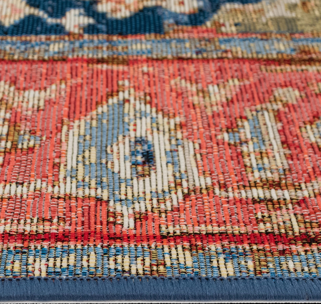 Chatmoss Red 4'10 x 7'6 Indoor/Outdoor Rug - Thumbnail - Image 4