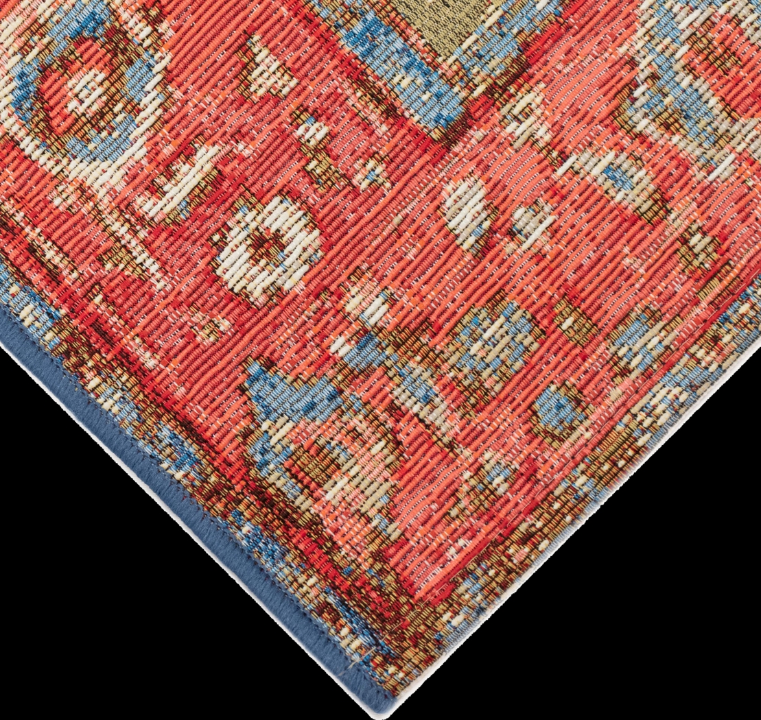 Chatmoss Red 4'10 x 7'6 Indoor/Outdoor Rug - Thumbnail - Image 5