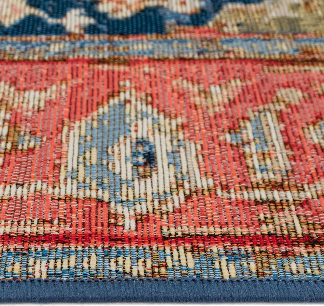 Chatmoss Red 6'6 x 9'4 Indoor/Outdoor Rug - Thumbnail - Image 4