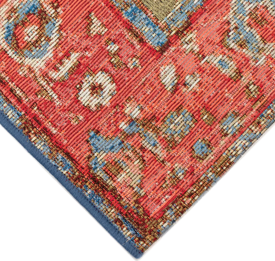 Chatmoss Red 6'6 x 9'4 Indoor/Outdoor Rug - Thumbnail - Image 5