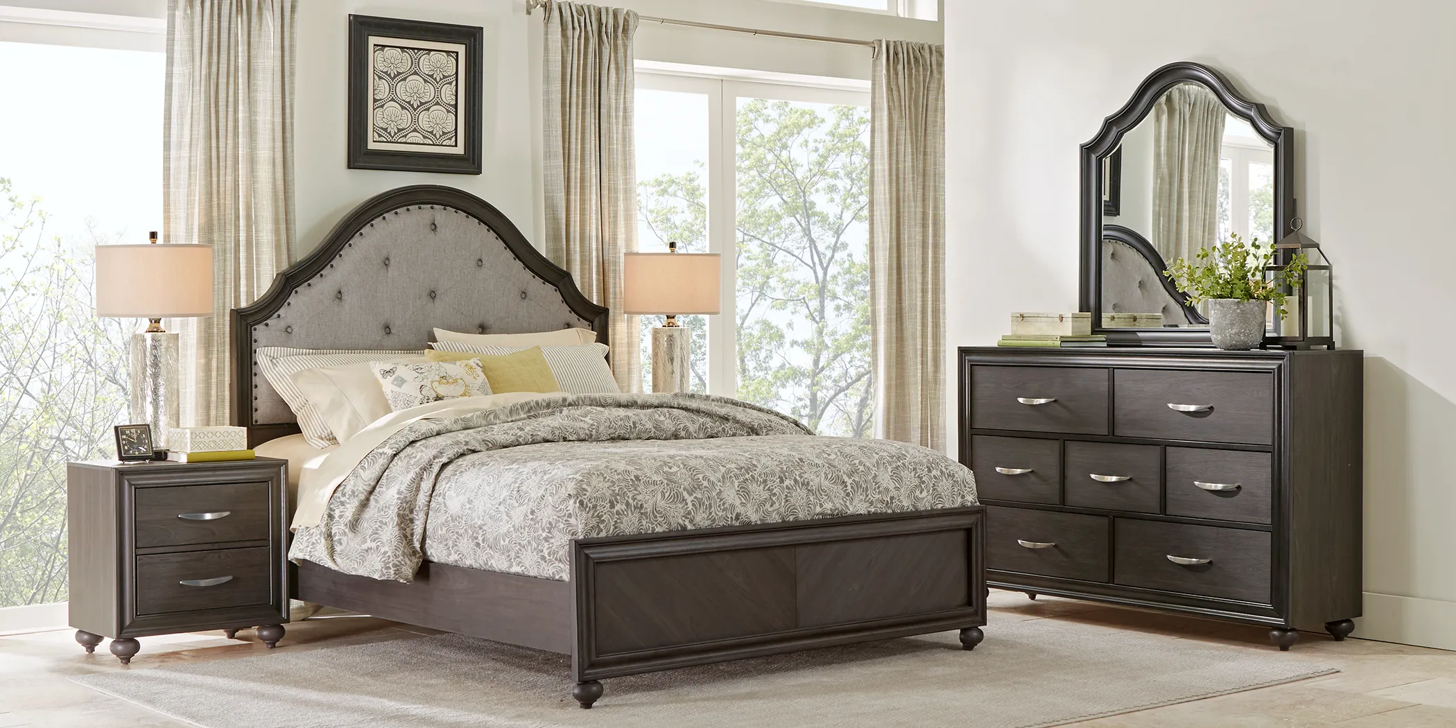 Chatsfield Gray 3 Pc King Bed - Thumbnail - Image 2