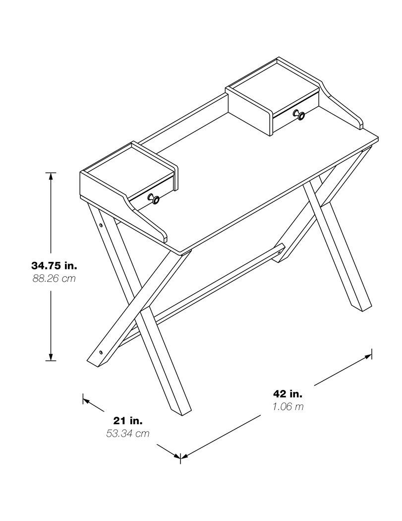 Chatsy White Desk - Thumbnail - Image 9