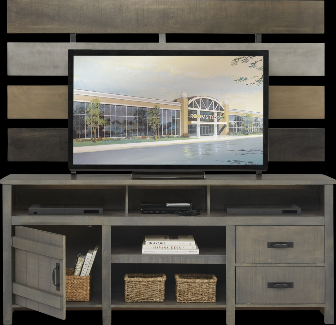 Chattanooga II Gray 2 Pc Wall Unit - Thumbnail - Image 2