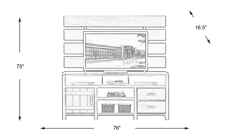 Dimension Image. Please refer to the Dimension Tab on this page for dimension details.