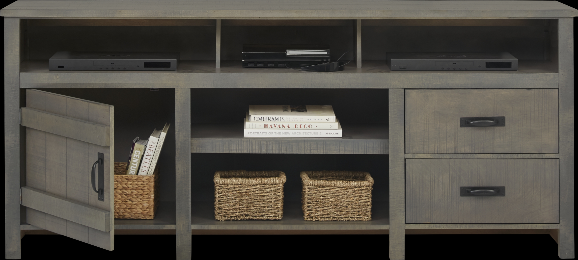 Chattanooga II Gray 76 in. Console - Thumbnail - Image 3