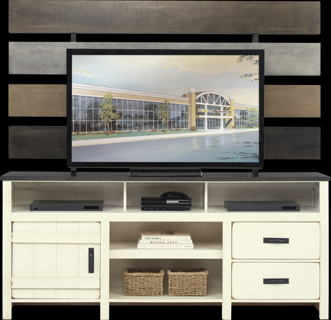 Chattanooga II White 2 Pc Wall Unit - Thumbnail - Image 1