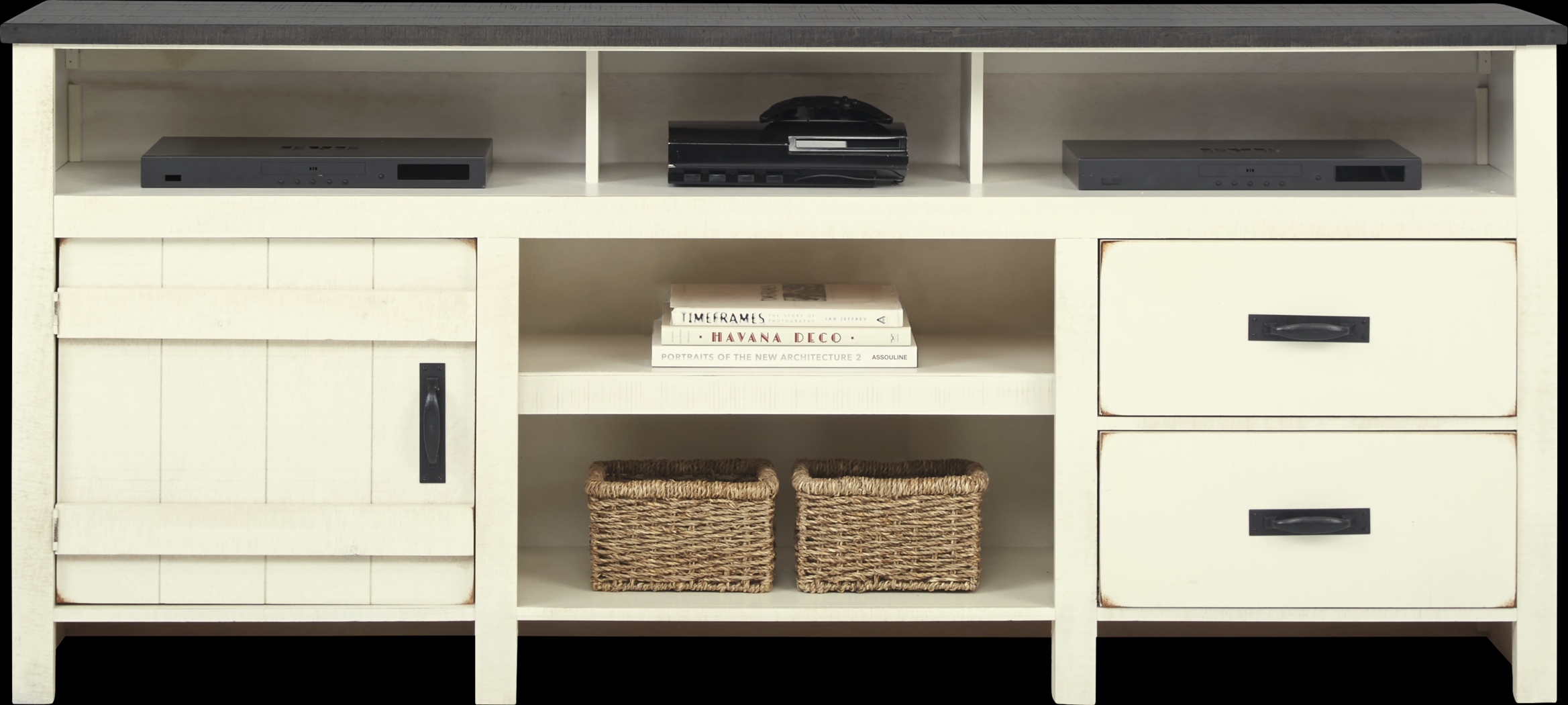 Chattanooga II White 76 in. Console - Thumbnail - Image 2