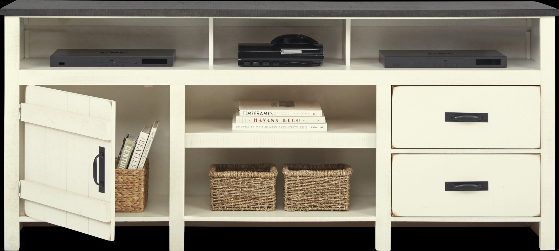 Chattanooga II White 76 in. Console - Thumbnail - Image 3