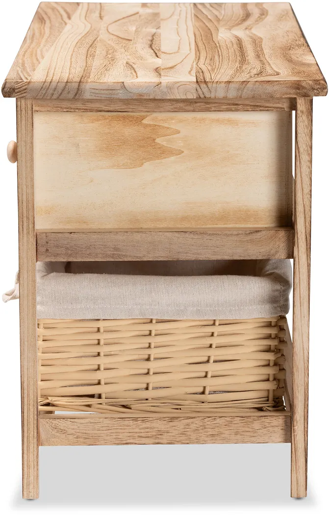 Chattaroy Brown 2 Drawer Storage Unit - Thumbnail - Image 7