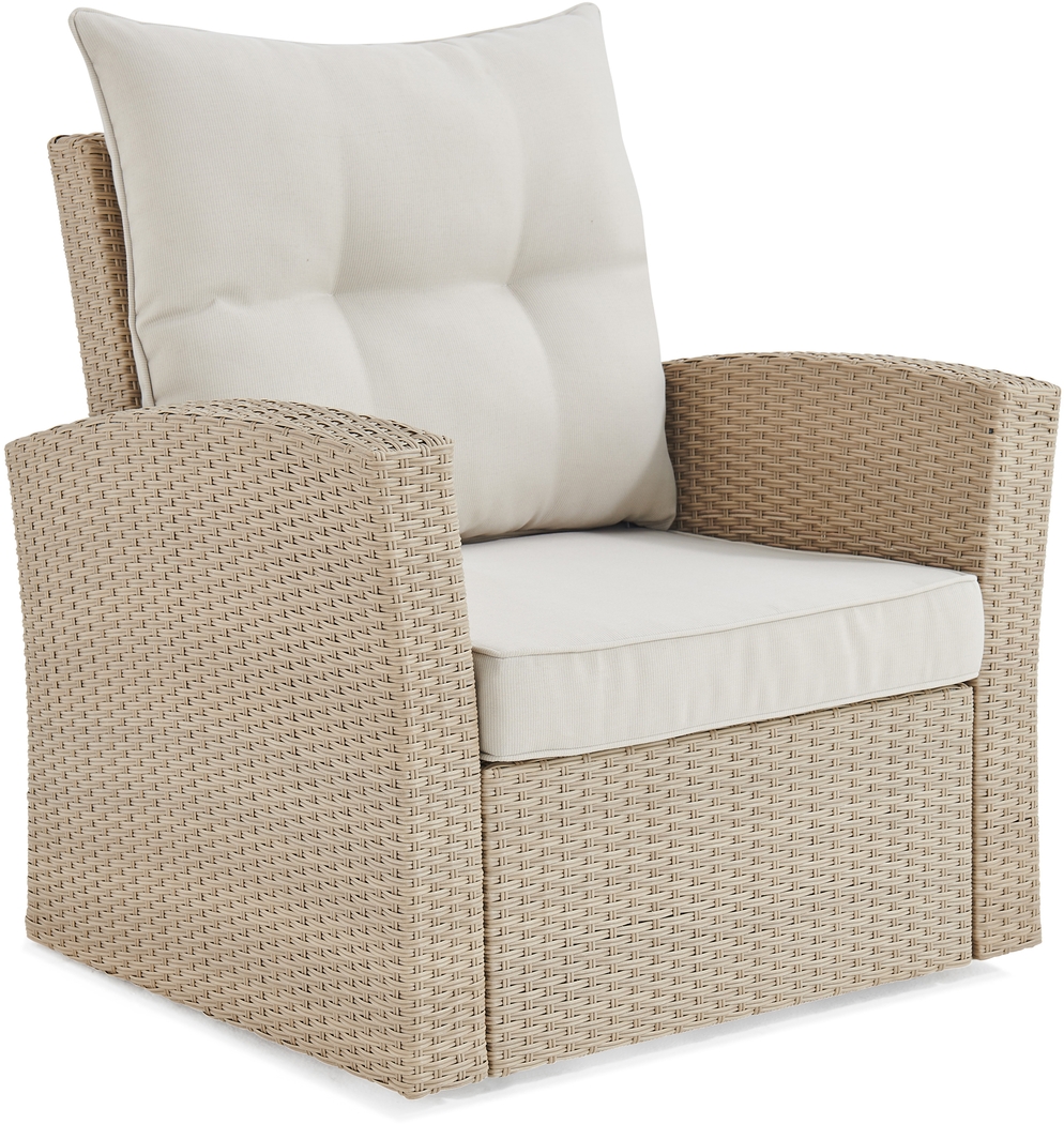 Chattooga Cream 4 Pc Outdoor Seating Set - Thumbnail - Image 3