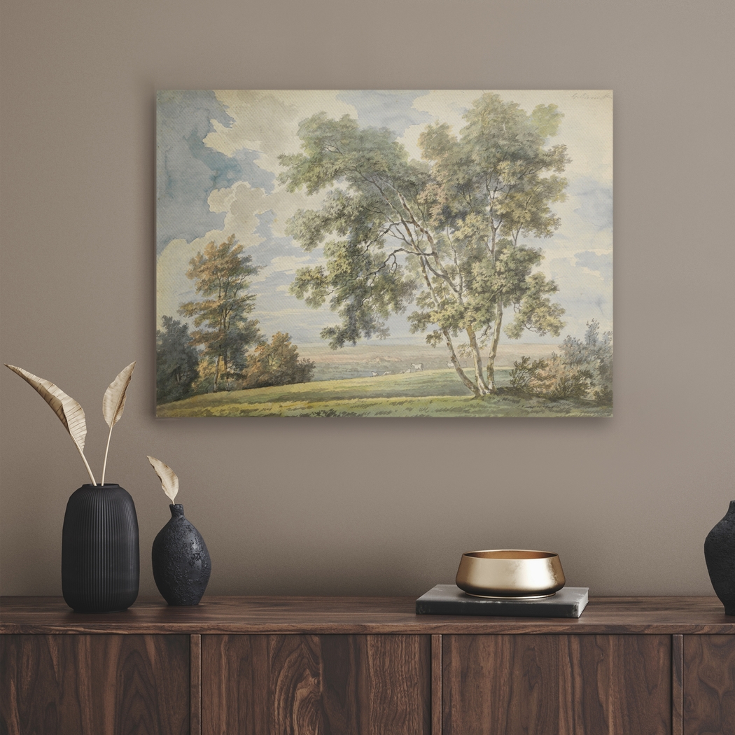 Chaucier Green Canvas Wall Art - Thumbnail - Image 2