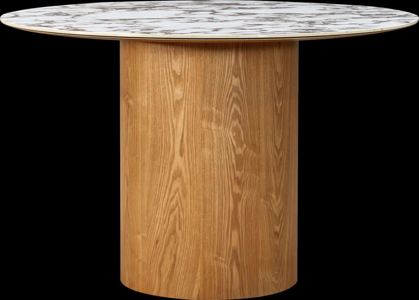 Chaytor Brown Round Dining Table - Thumbnail - Image 1
