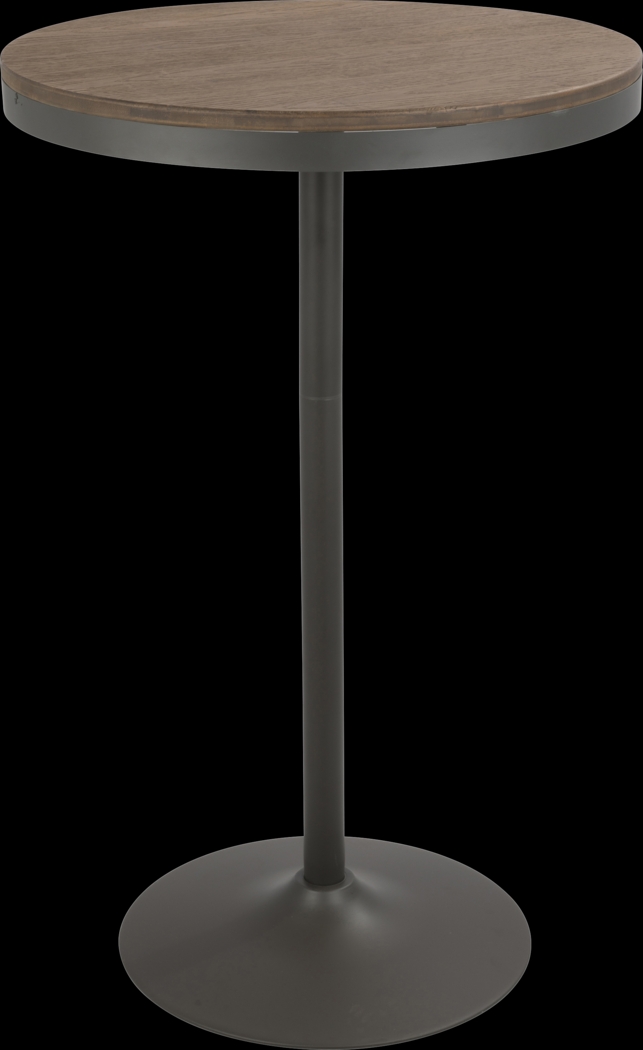 Chaz Gray Brown 3 Pc Bar Height Dining Set - Thumbnail - Image 7