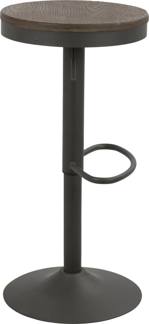 Chaz Gray-Brown Barstool (Set of 2) - Thumbnail - Image 3