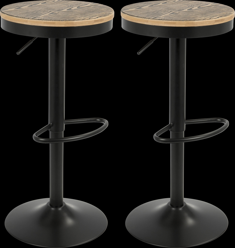 Chaz Light Brown Barstool (Set of 2) - Thumbnail - Image 1