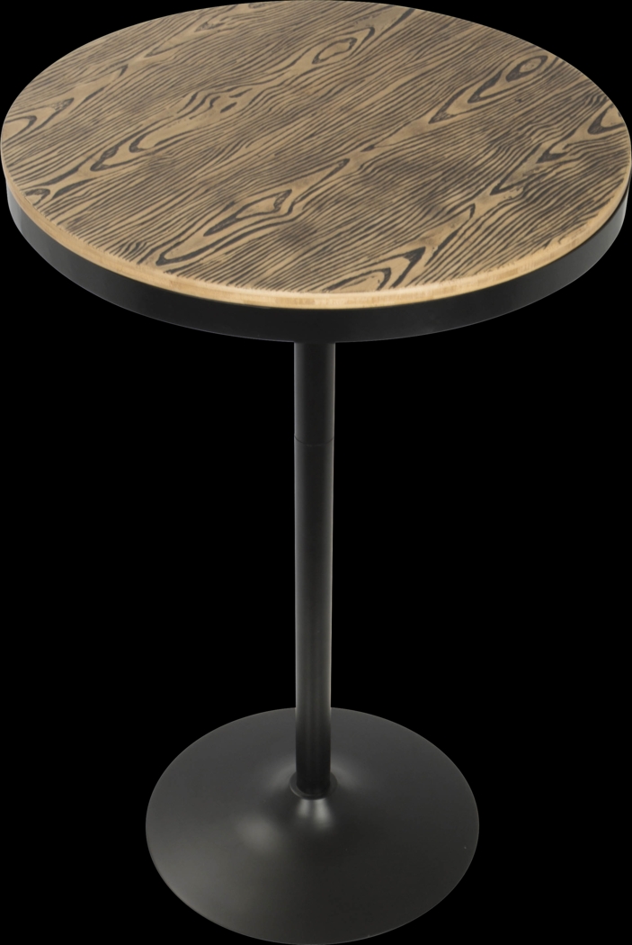 Chaz Light Brown Bistro Table - Thumbnail - Image 2