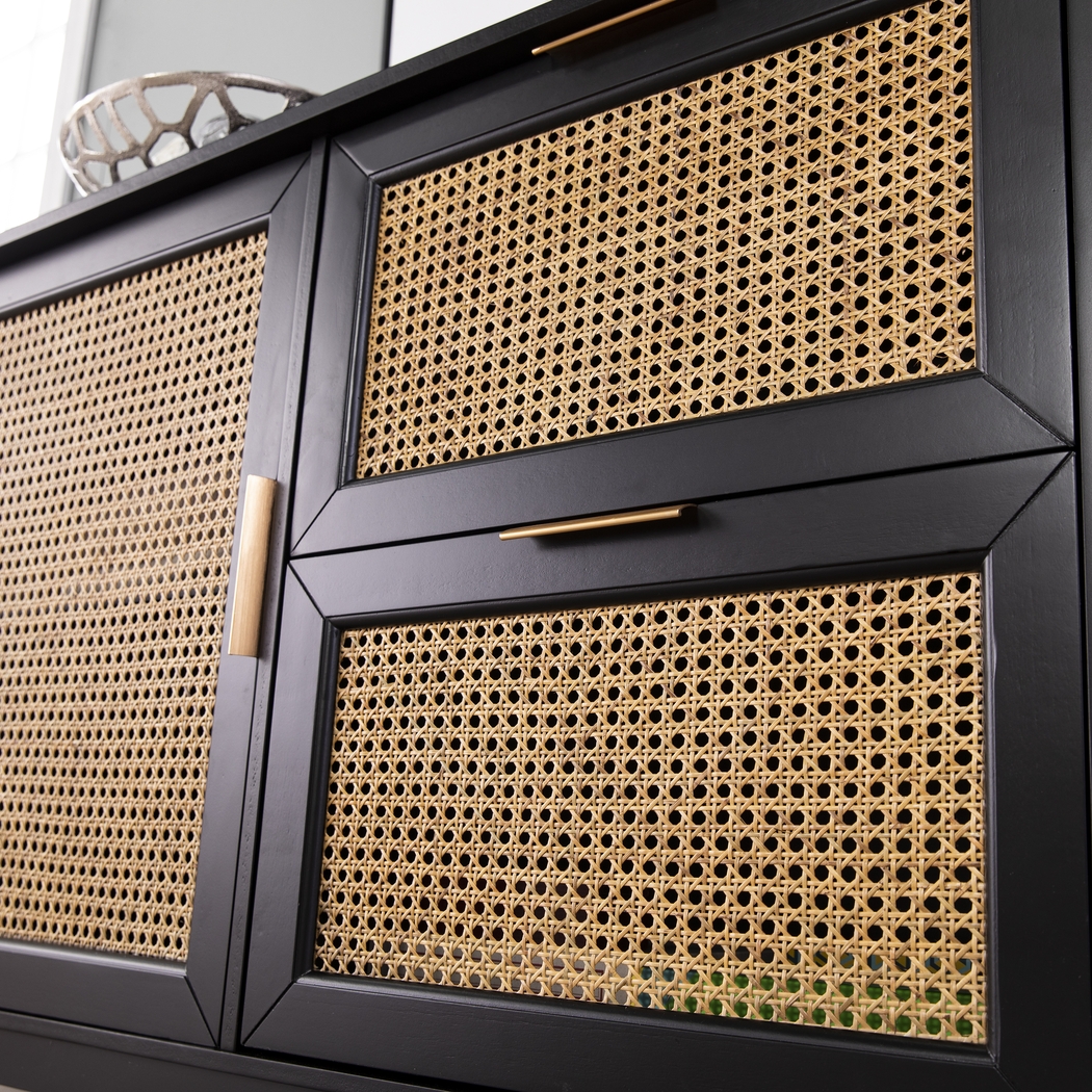 Checkshire Black Accent Cabinet - Thumbnail - Image 3