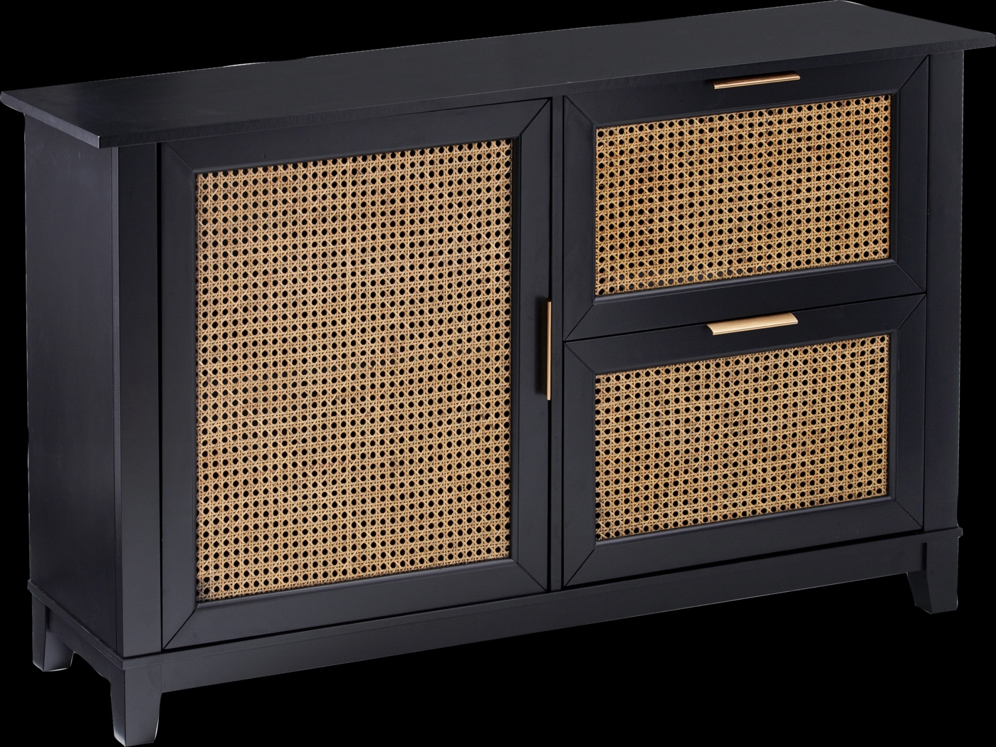 Checkshire Black Accent Cabinet - Thumbnail - Image 1